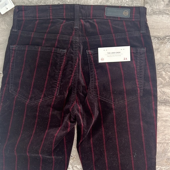 Adriano Goldschmeid The Jodi Crop High-Rise Slim Flare Crop Jeans, Size 24 NWT - Picture 3 of 10